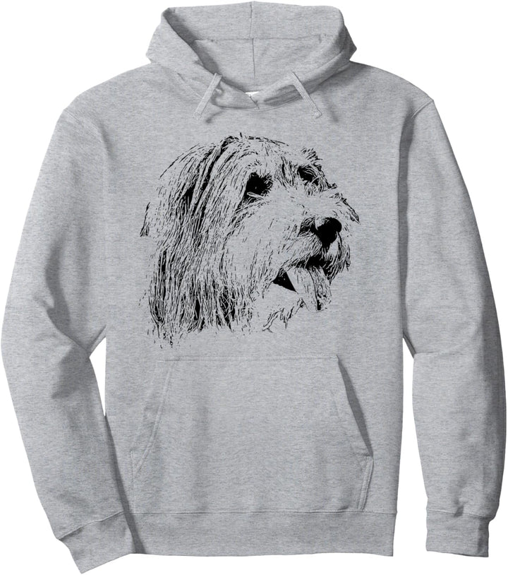 Bearded Collie Pullover Hoodie