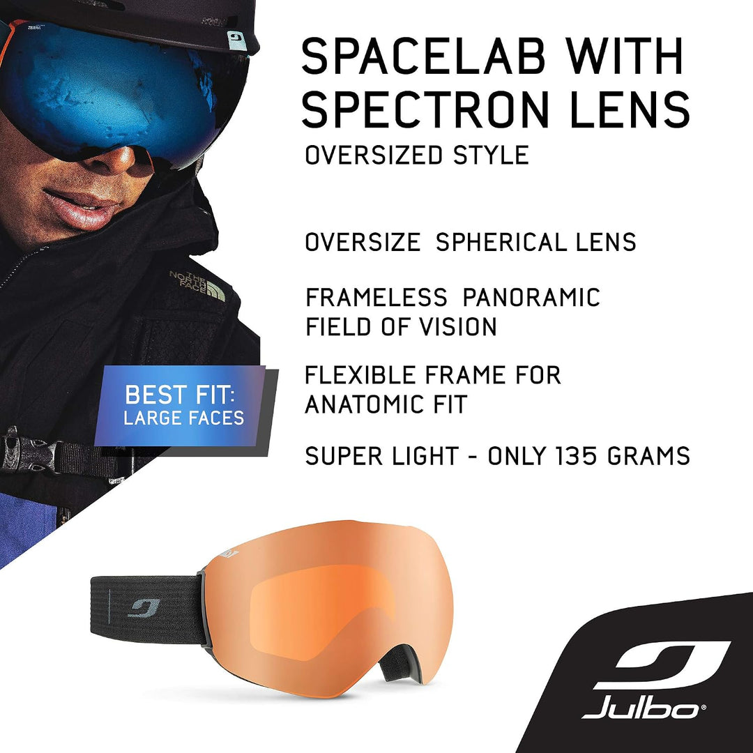 Julbo Spacelab Skibrille Einheitsgrösse Black - Grey Lines, Einheitsgrösse Black - Grey Lines