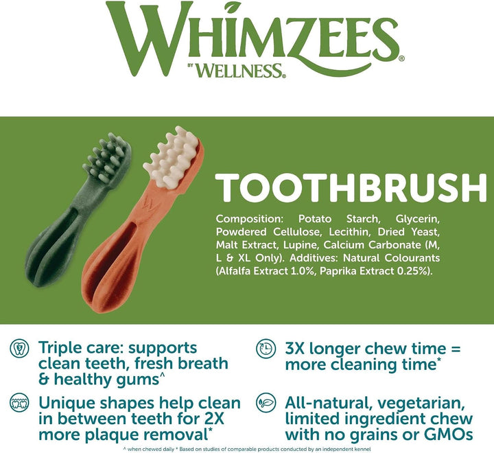 Whimzees Zahnbürste grösse S / 150 St. im Display, 1er Pack (1 x 2.25 kg)