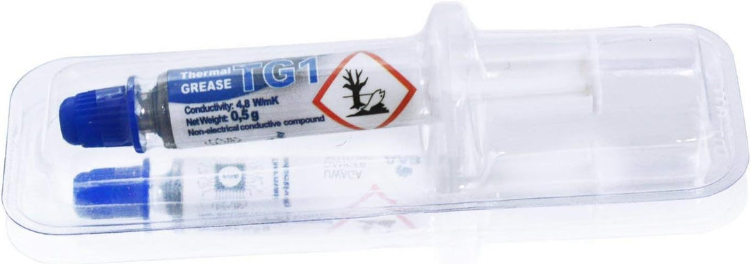 AABCOOLING Thermal Grease 1-0,5g - Wärmeleitpaste Silber - CPU-PC Kühler Prozessor, Laptop Cooler, W