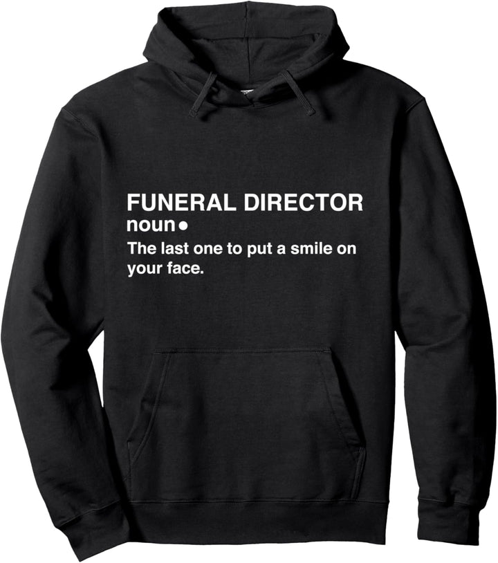 Funeral director dictionary embalmer mortician gift Pullover Hoodie