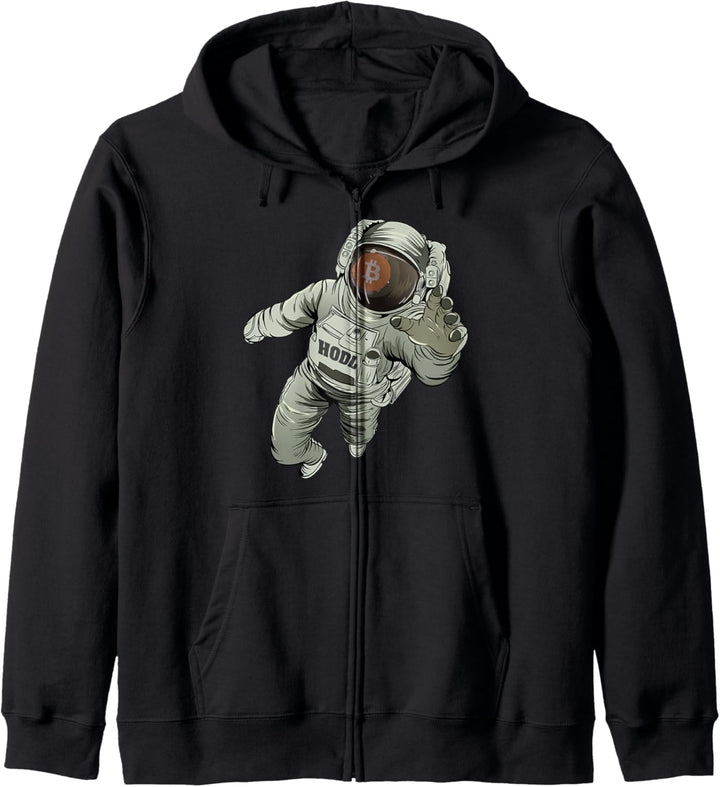 BTC-Logo-Bitmünze Kapuzenjacke