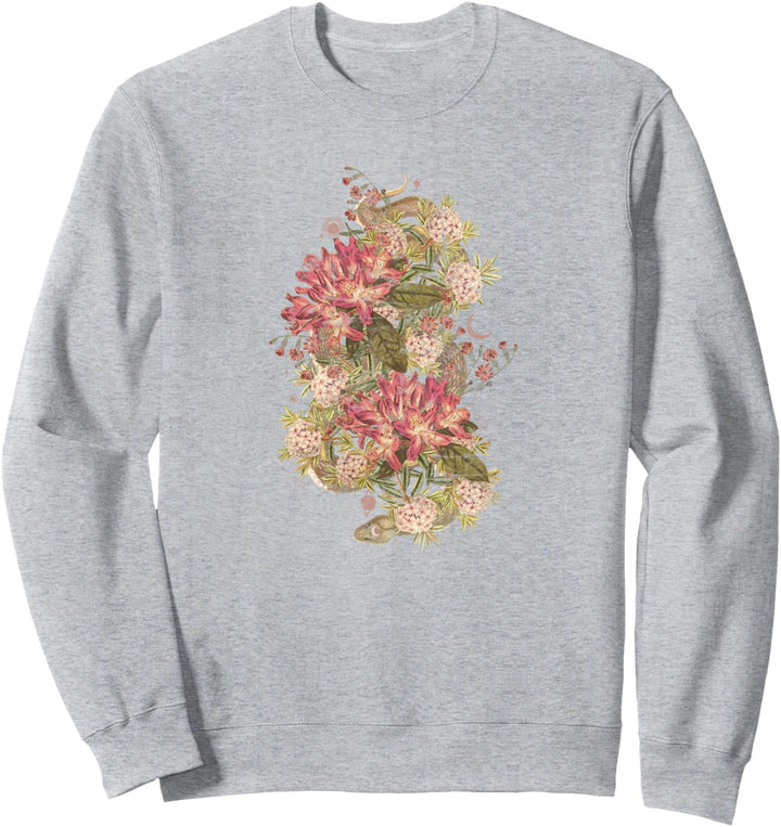 Trendy Celestial Floral Snake Sweatshirt