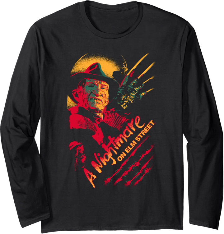 Nightmare on Elm Street Freddy Claws Langarmshirt