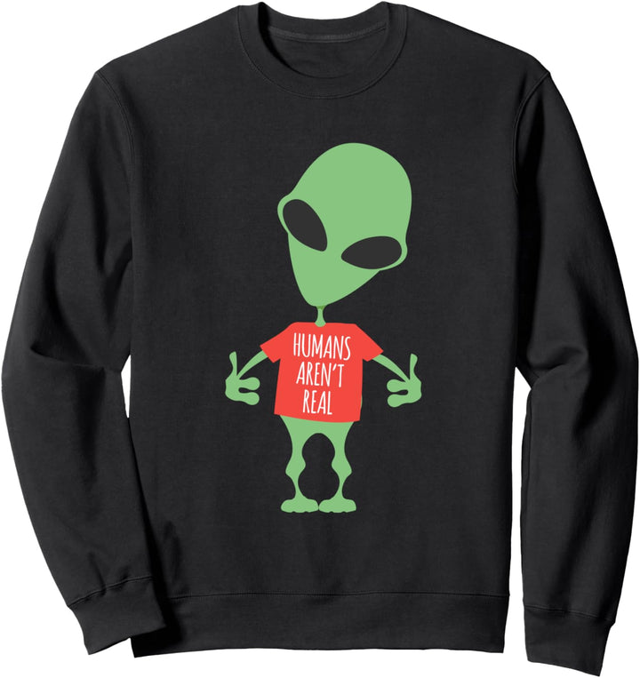 Alien Ufo Lustiges Geschenk Fun Sweatshirt