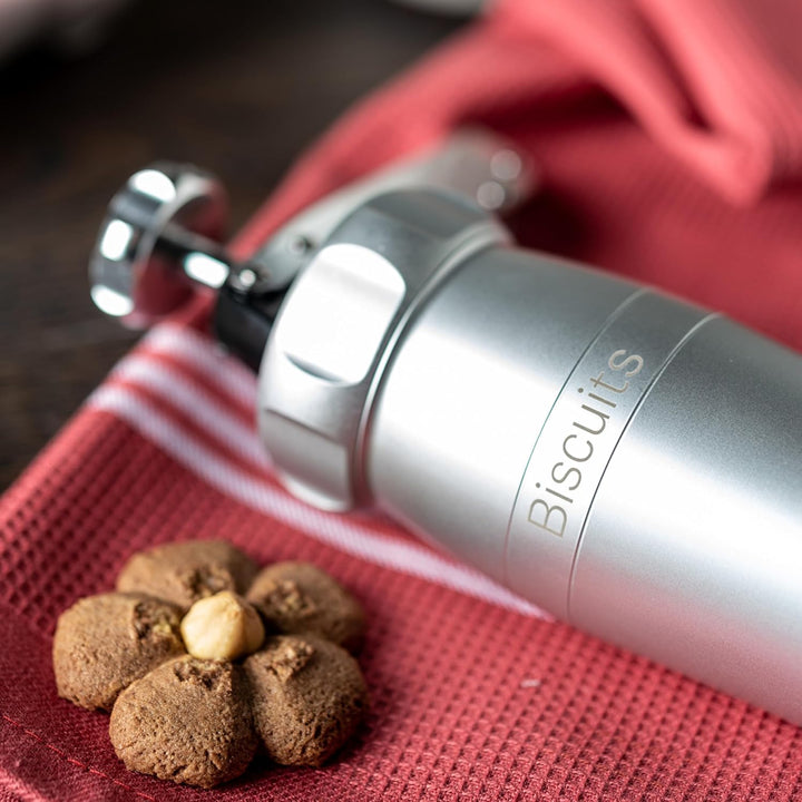 Gebäckpresse - Marcato Biscuits Silber, Silber