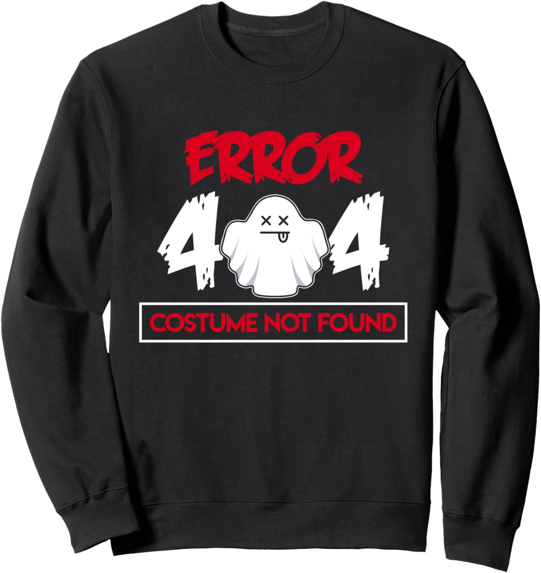 Halloween Kostüm Fehler 404 Lustig Humor Programmierer Sweatshirt