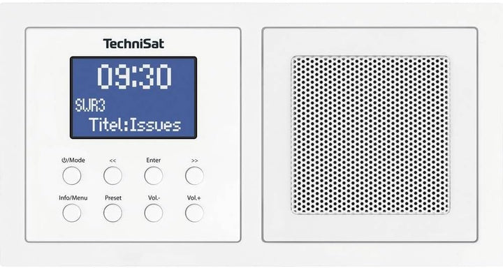 TechniSat DIGITRADIO UP 1 - DAB+ Unterputzradio zur Anbringung in jeder Doppel Unterputzdose (DAB, U