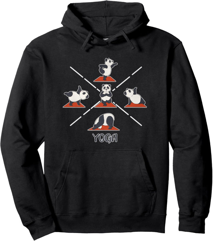 Yoga Panda Pullover Hoodie