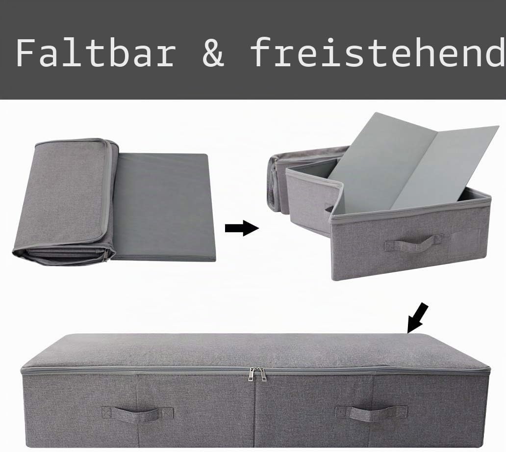 100 * 43 * 18cm Boden Schuhe Lagerung Organizer Behälter mit Deckel, staubdicht und atmungsaktiv, st