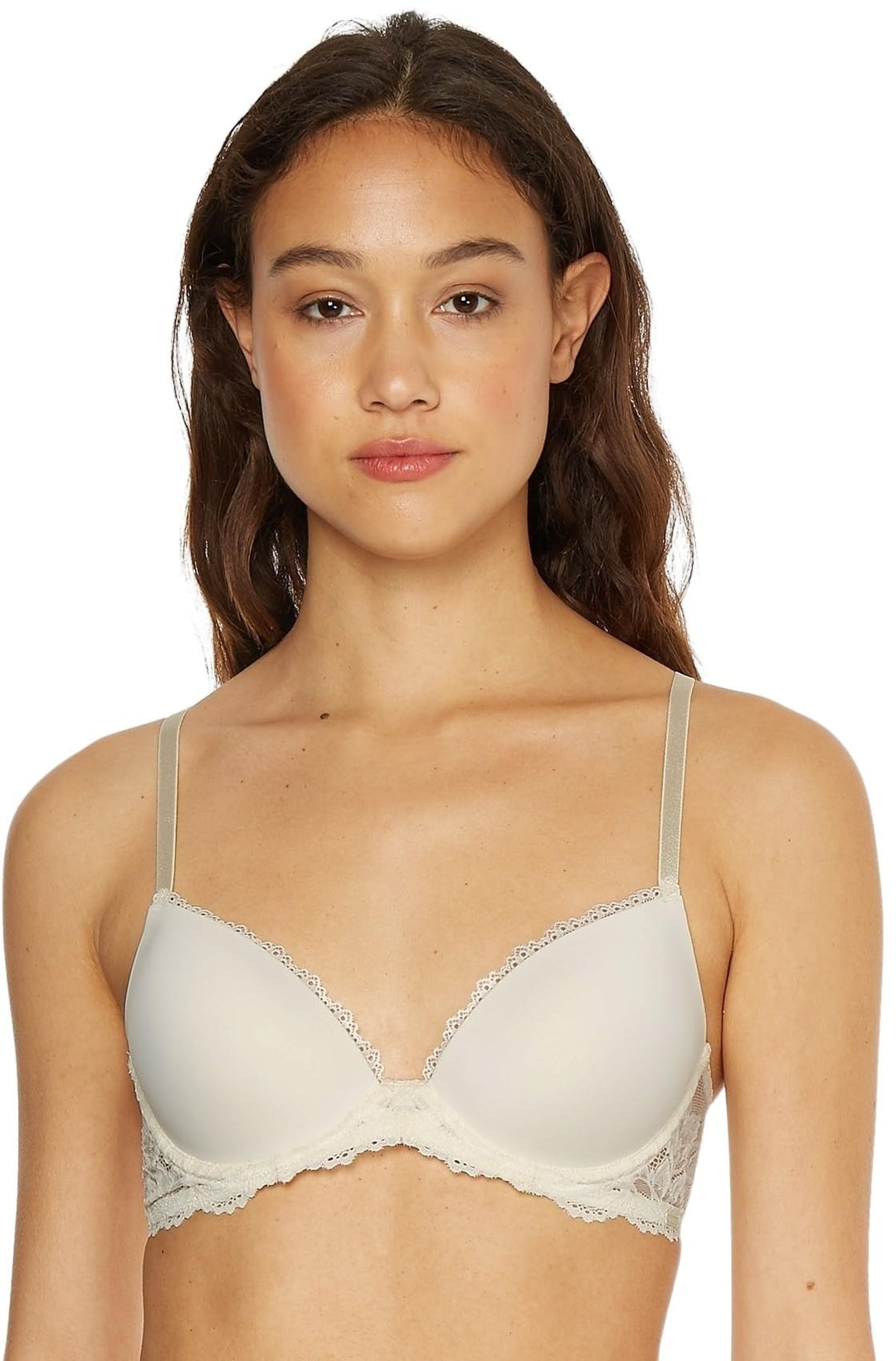 Calvin Klein Damen Push-Up BH Lift Demi mit Bügel 0C34 Weiss (Ivory), 0C34 Wei&amp;