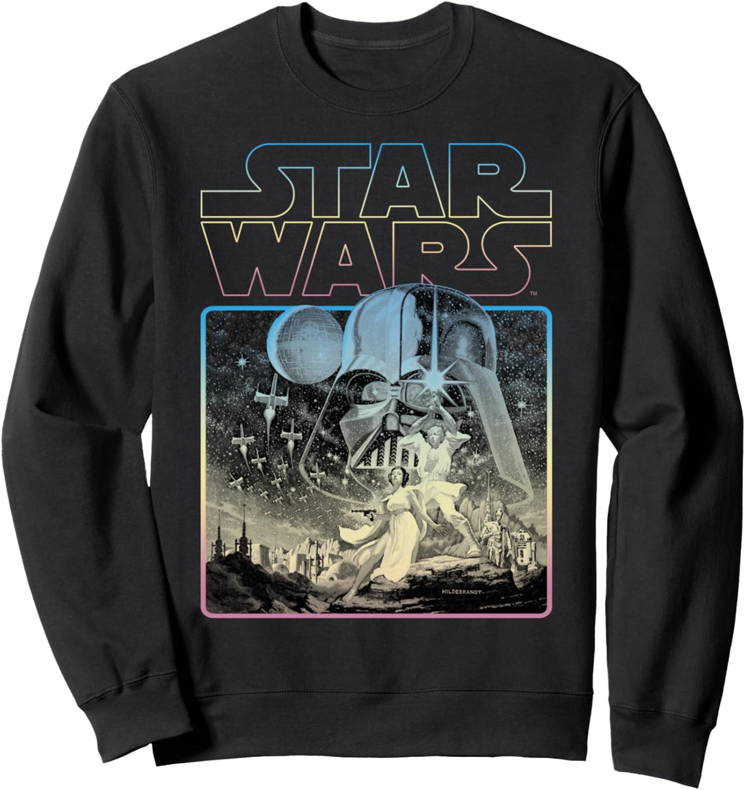 Star Wars Gradient Frame Classic Movie Poster Sweatshirt