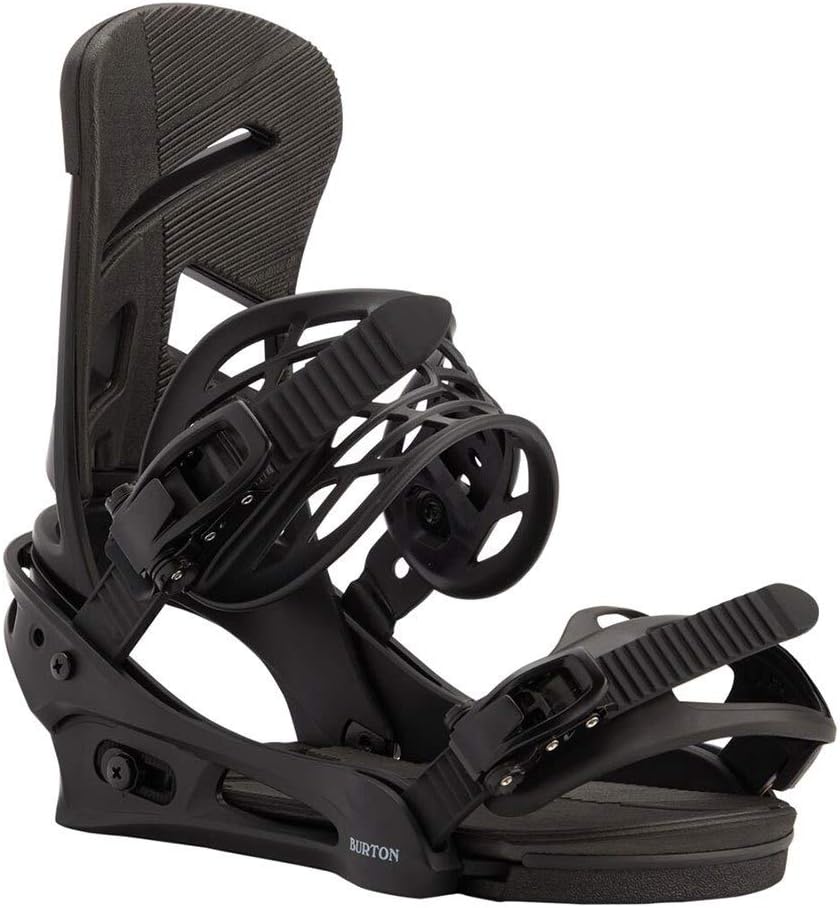 Burton Mission Snowboardbindung Schwarz S, Schwarz S