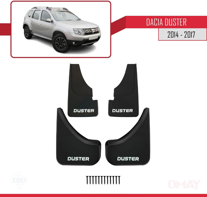 RE&amp;AR Tuning Kompatibel mit Dacia Duster (HS) Post-Facelift 2014-2017 Auto Kotflügel Vorne Hinten Sa