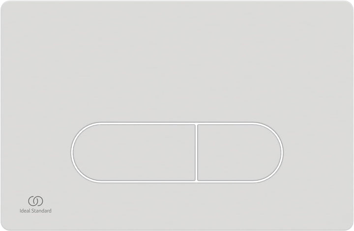 Ideal Standard R0115AC Oleas Betätigungsplatte Oleas M1 Mechanical Toilet Flush Plate - White Weiss,