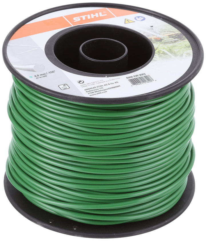 Stihl 9303603 rund Ø 4,0 mm x 87 m Mähfaden, grün , 90m, 90m