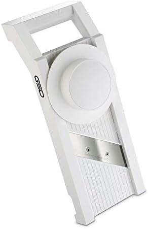 GSD Universal Gemüsehobel 30002 mit 2 Einsätzen in Farbe weiss, 2 Einsätze