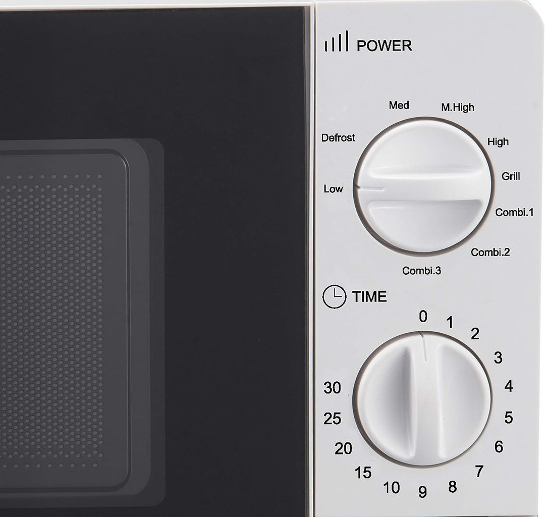 BEPER P101FOR001 Mikrowelle 20 l mit Grill, 700 Watt, einstellbarer Timer, 5 Leistungsstufen, 3 Koch