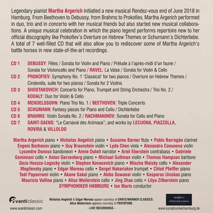 Rendez-vous with Martha Argerich, Audio-CD