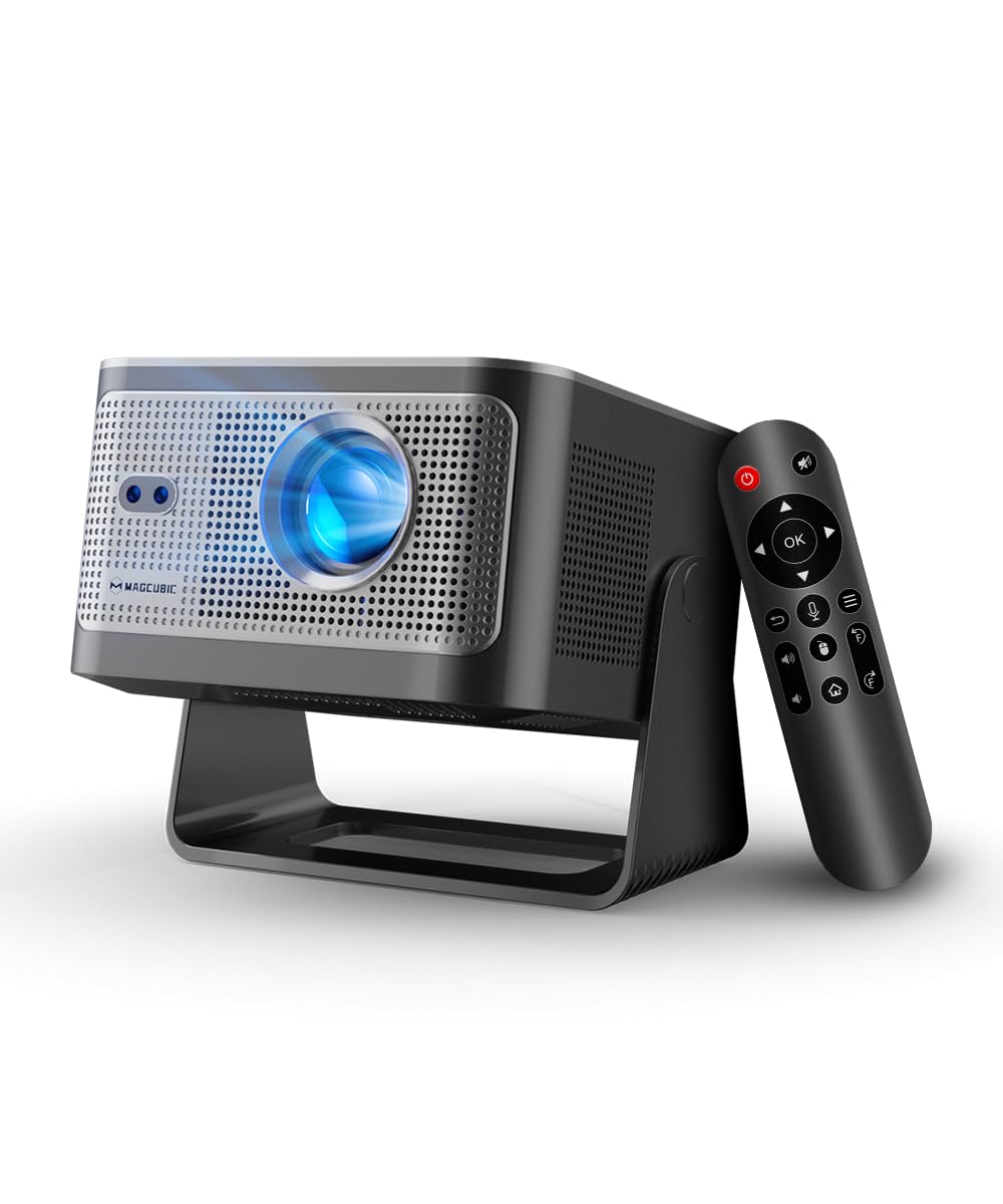Magcubic Mini Beamer 4K 8K 1080P Supported, Portable Projektor mit Android 14,WiFi 6 Bluetooth 5.4,