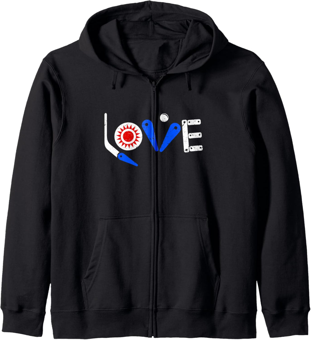 Pinball LOVE | Cool Pinball Machine Flipper and Bumper Kapuzenjacke