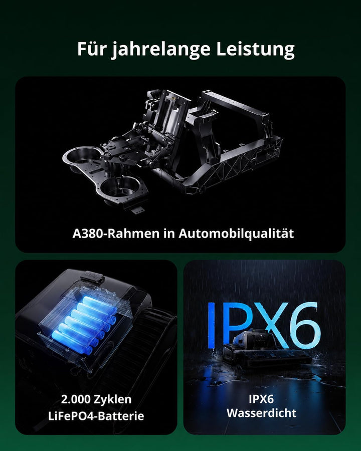 Lymow One Plus Mähroboter ohne Begrenzungskabel für 7000 m², KI-Hindernisvermeidung, 45° Steigung, S