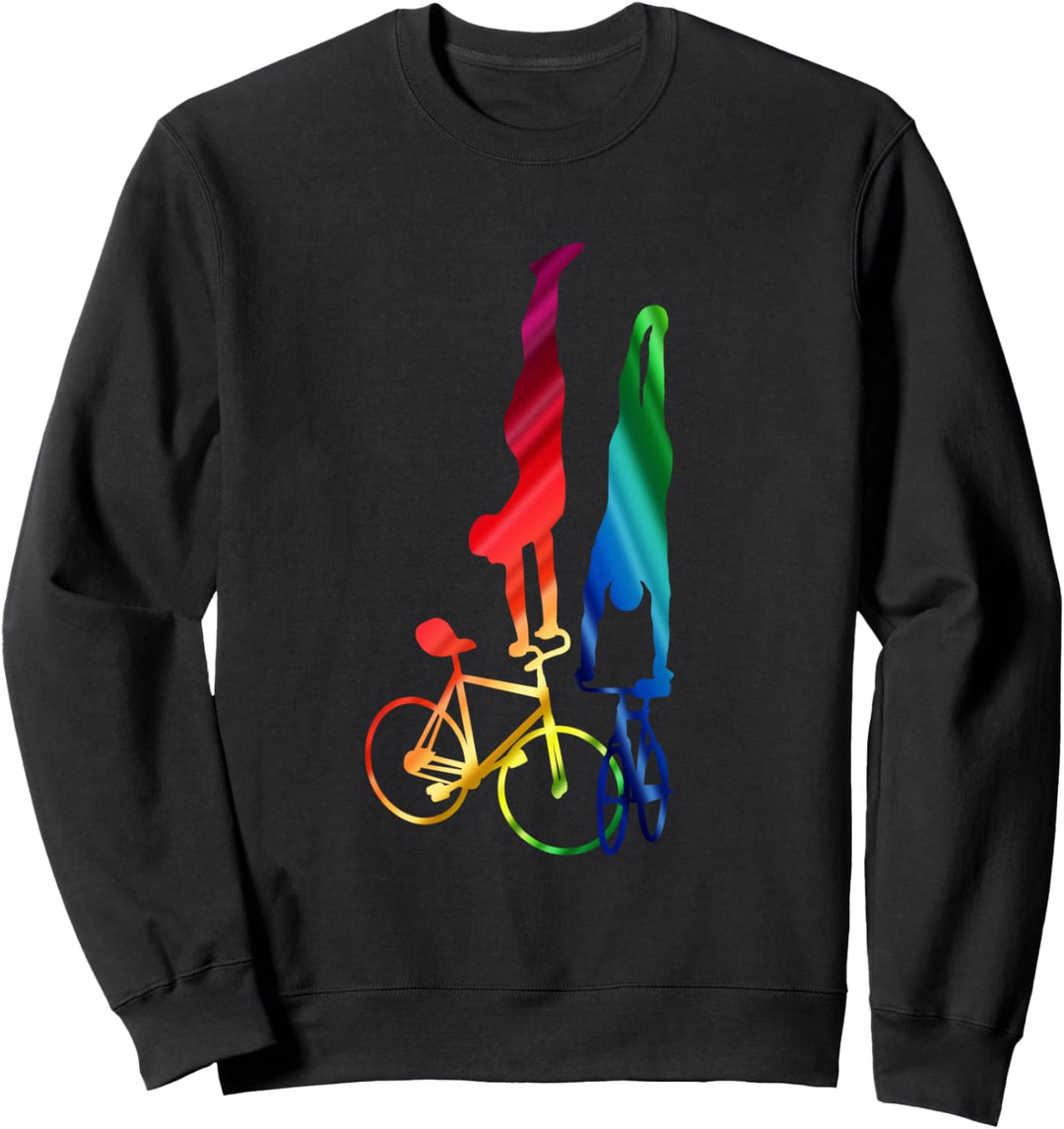 Kunstrad, Artistic Cycling, Kunstradfahren, Regenbogen Sweatshirt
