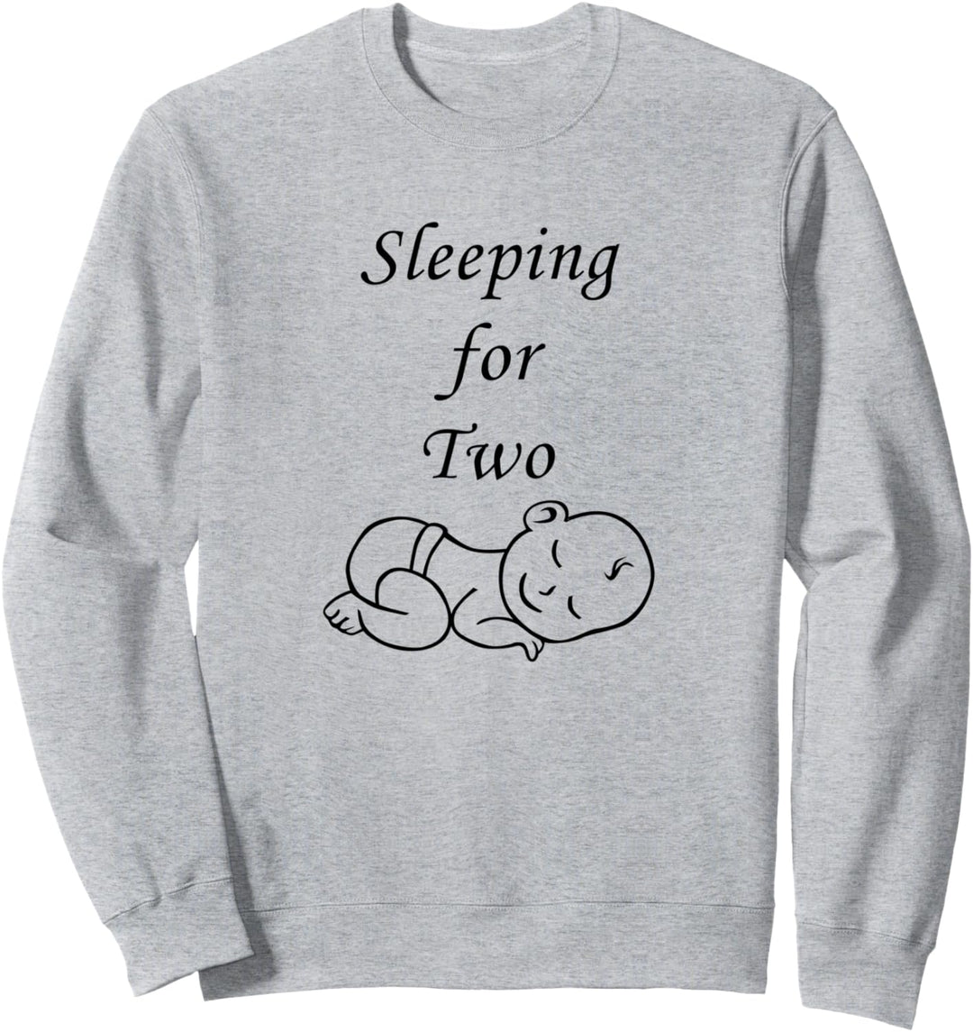 Müde werdende Mutter Schwangerschaft Baby Schlafen Sweatshirt
