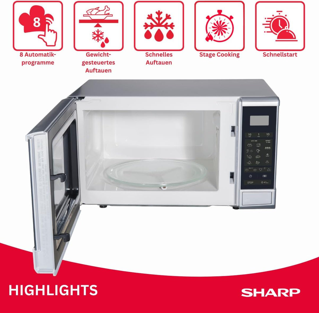 Sharp R270 S/SLM Mikrowelle / 800 W