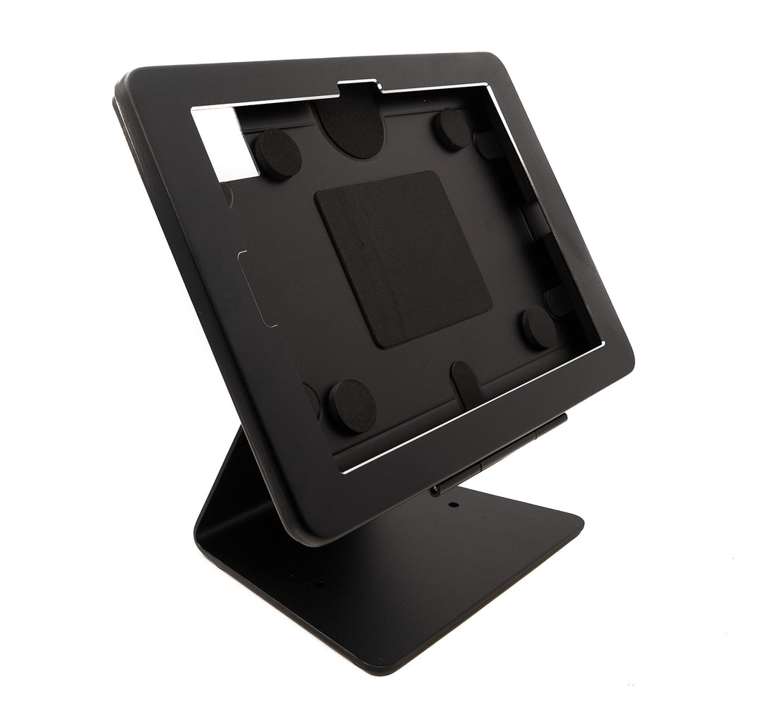System-S Tischhalterung 180° Ständer abschliessbar für iPad 10 Pro 11 Air 4 5 in Schwarz