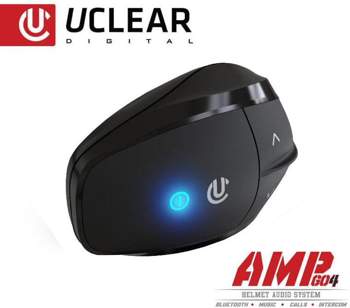 UClear Unisex – Erwachsene AMP Go 4 Helmkommunikationssystem, Schwarz, Einheitsgrösse