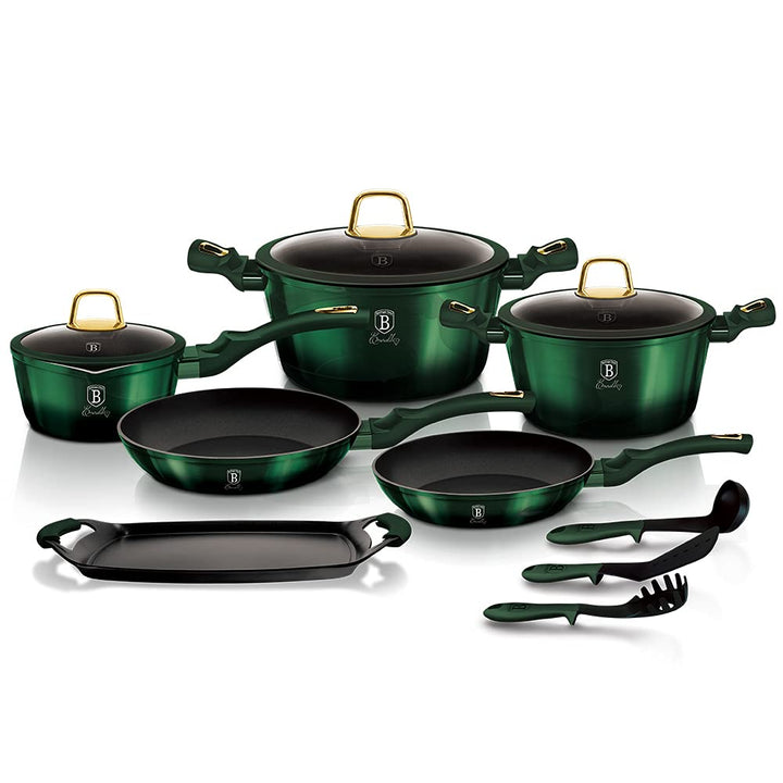 Emerald Collection BH/6066 Kochgeschirr, 12+2-teilig