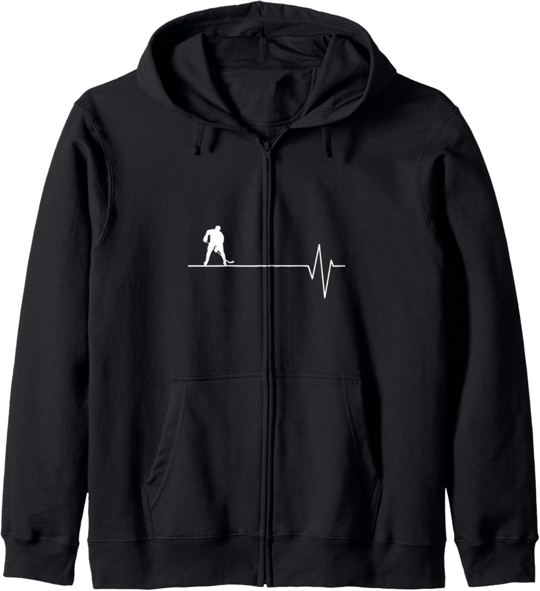 Ice hockey Spieler Herzschlag Eishockey Kapuzenjacke