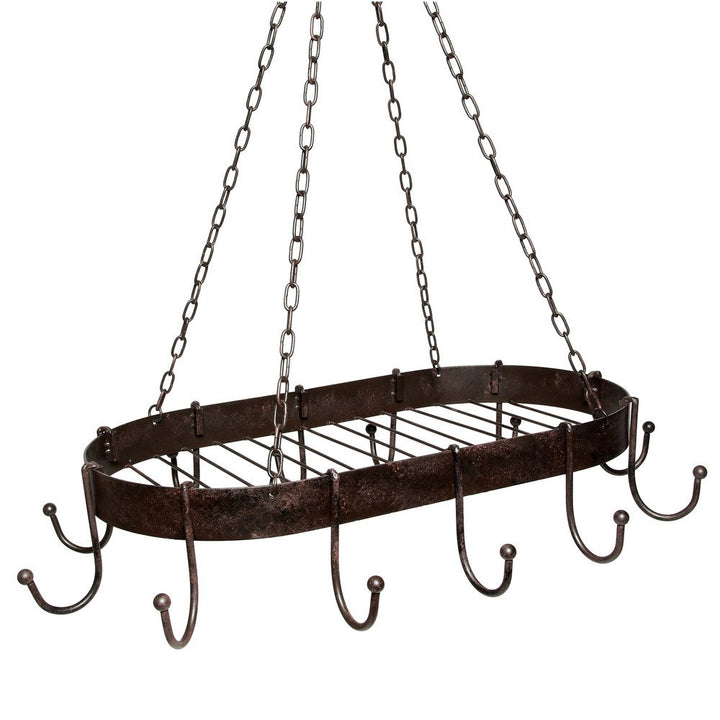Ambiente Haus 95225 Eisen Topfhänger 57 cm antikbraun