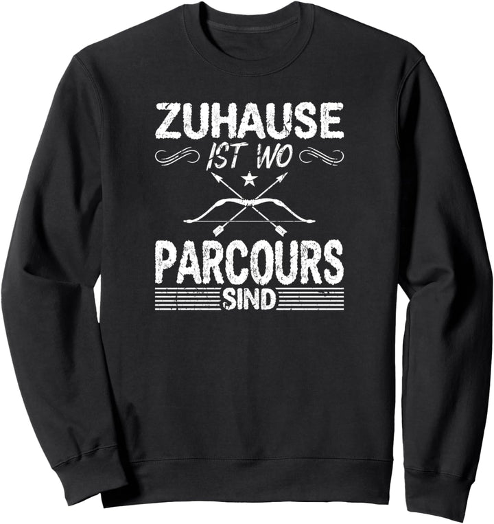 Bogenschiessen Parcours Bogensport Bogenjagd Sweatshirt