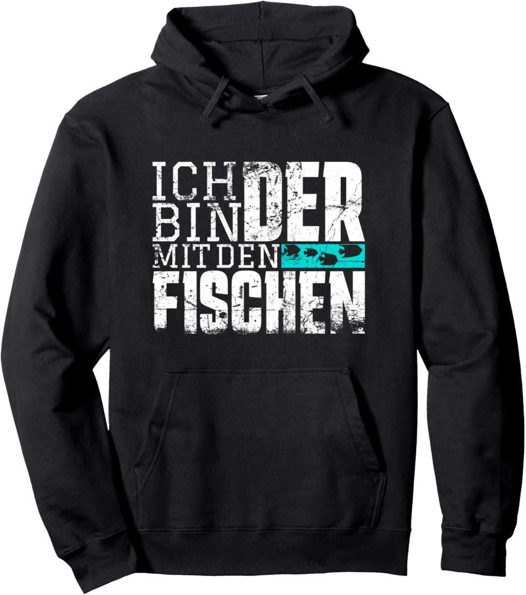 Ich Bin Der Mit Den Fischen Aquarium Zierfische Aquaristik Pullover Hoodie