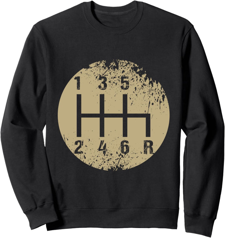 Muscle Car US Car Treffen Tuner VINTAGE GANGSCHALTUNG Sweatshirt