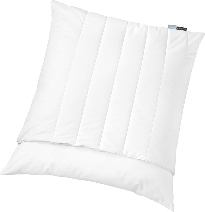 Centa Star Kopfkissen Allergo Protect mit Innenkissen 80x80 cm 80x80 cm Weiss, 80x80 cm Weiss