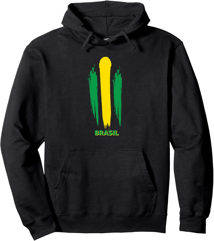 Flagge Brasilien Pullover Hoodie