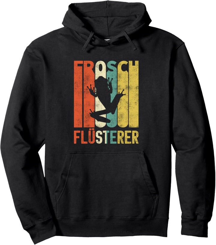 Retro Frosch Flüsterer Vintage Frösche Geschenke Pullover Hoodie
