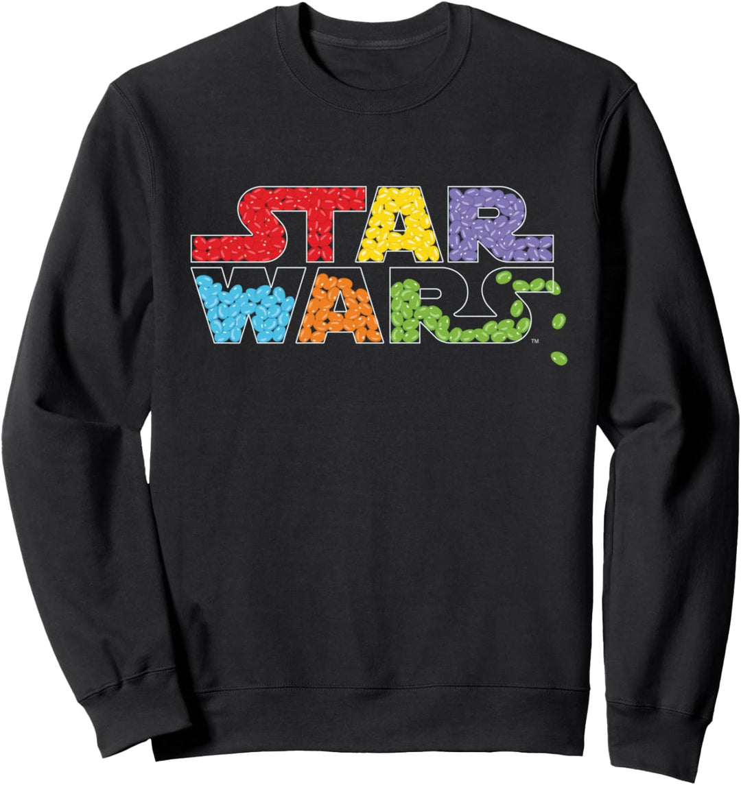 Star Wars Logo Jelly Bean Jar Rainbow Sweatshirt