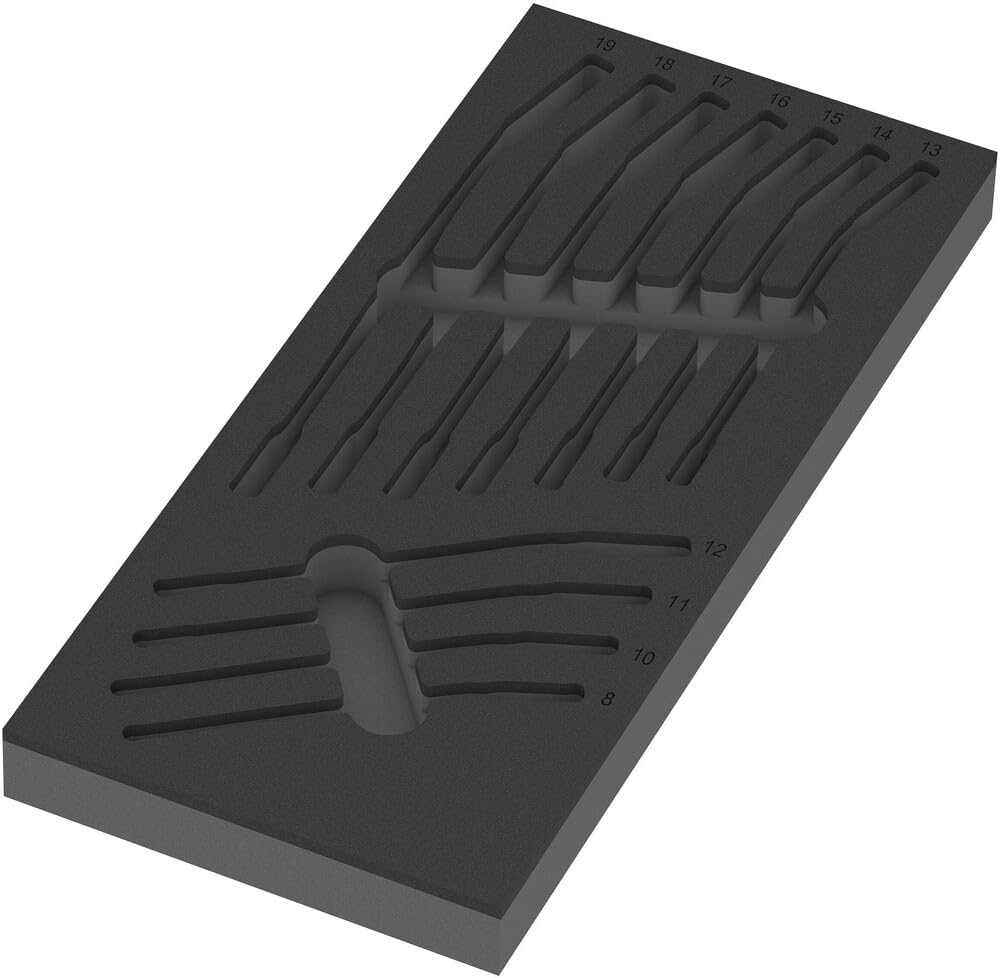 Wera 05150123001 9733 Schaumstoffeinlage 6001 Joker Switch Set 1, 11-teilig