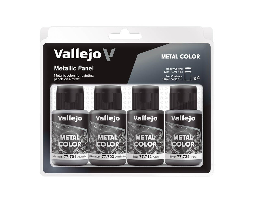 Vallejo 077601 Modellbausatz, verschieden, 32 ml (4er Pack)