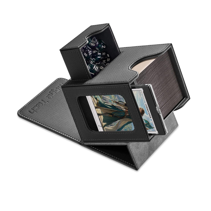 Commander Deck Box für MTG – Patentiertes Design, Commander Display, passend für 100 Doppelarmkarten