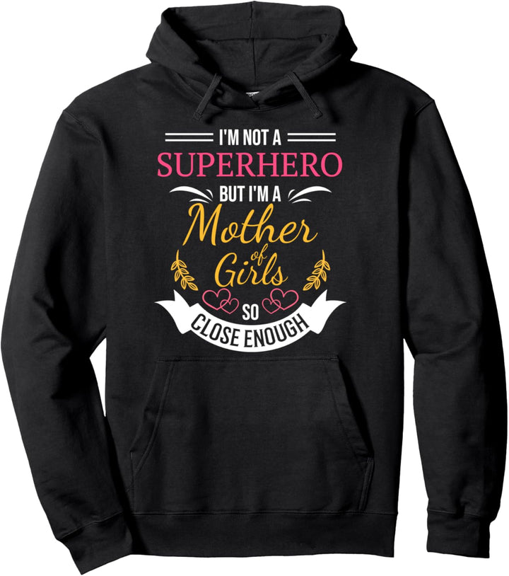 Babyparty-Geschenk für Mutter von Mädchen, Superhelden Pullover Hoodie