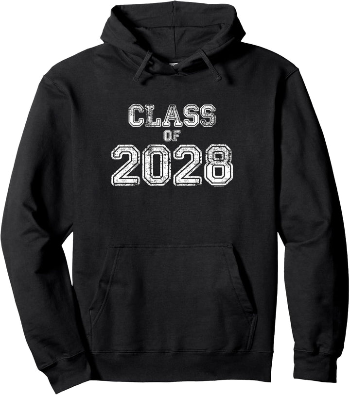 Class of 2028 Shirt | Senior 2028 Graduation Gift Him Her Pullover Hoodie
