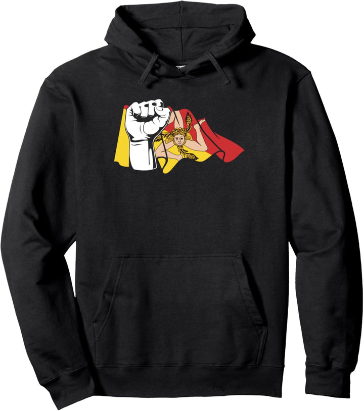 Sizilien-Flagge Siziliens Pullover Hoodie
