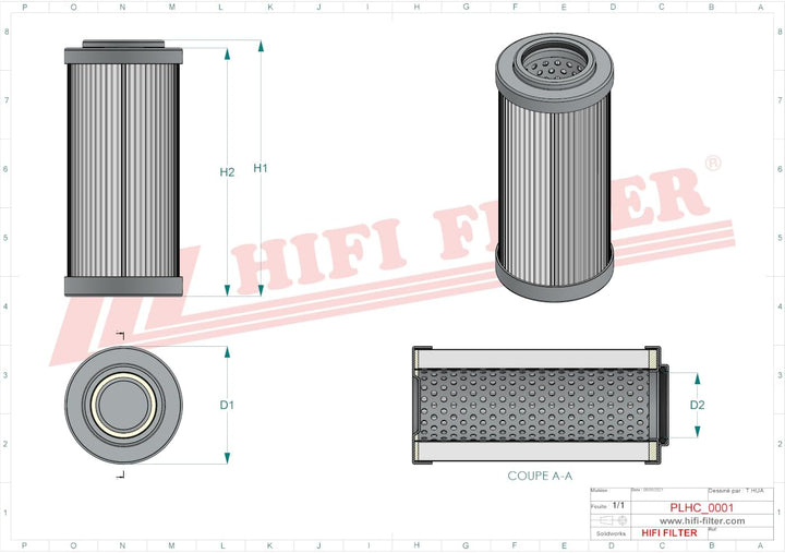 HIFI FILTER Hydraulikfilter SH 53210