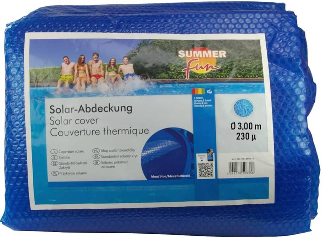Extra-Solar-Abdeckung rund für Becken 300 cm