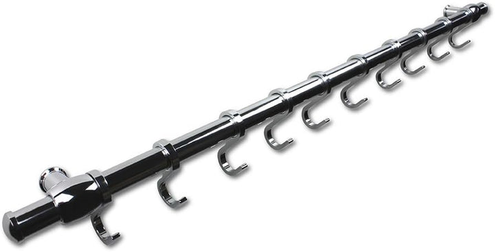 Hängeleiste/Küchenleiste zur Wandbefestigung 100cm, mit 10 Haken